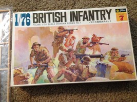 Vintage Fujimi British Infantry Diorama Model Kit 1/76 - £14.07 GBP