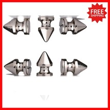 Metallic Silver Tree Spike Screwback Studs for DIY Fashion &amp; Leather Crafts - $28.70
