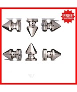 Metallic Silver Tree Spike Screwback Studs for DIY Fashion &amp; Leather Crafts - $39.93 CAD