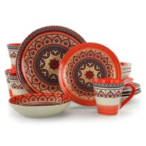 Elama Zen Rust Mozaik 16 Piece Dinnerware Set - $129.19