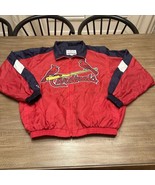 St Louis Cardinals Majestic MLB Jacket Coat AUTHENTIC Men’s L - £54.48 GBP
