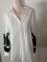 chicos white blouse size 4/6 - $24.75