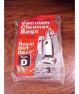 VacMaster Vacuum Royal Dirt Devil Type D Vacuum Cleaner Bags Pack,.852, ... - £4.68 GBP