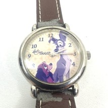 Disney Watch Lady and the Tramp 50th Anniversary 2005 Brown Leather Spec... - $12.19