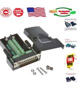 DB25 Solderless RS232 Male Connector with Case - Durable, Easy Wiring So... - $315.55 MXN