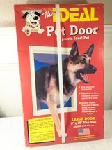 NEW The Ideal Pet Products Large Pet Door 9x15&quot; dog cat entry Grande pla... - £75.26 GBP