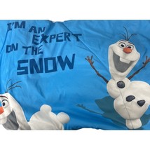 Disney Frozen Olaf Twin Reversible Comforter Flat Sheet and Pillowcase - £17.62 GBP