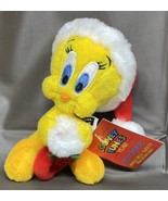 1999 Tweety Bird Jingle Bell Mini Bean Bag Plush Looney Tunes Year December - £9.63 GBP