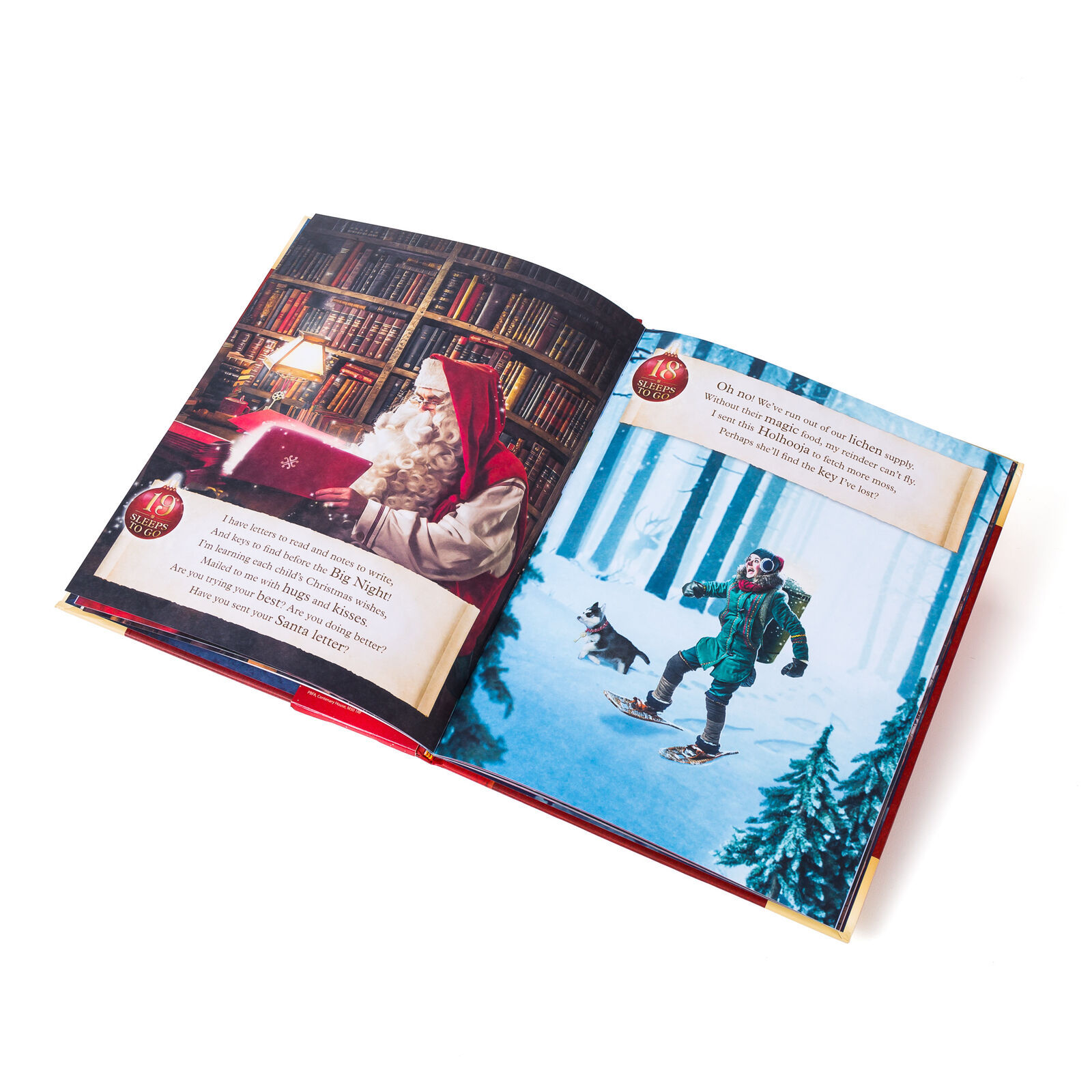 Portable North Pole 24 Sleeps Until Santa Christmas Storybook (LOC TUB L-54) Item image 4