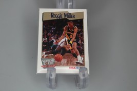 1991 NBA Hoops Supreme Court 1991-92 #469 Reggie Miller Card Indiana Pacers HOF - £2.34 GBP
