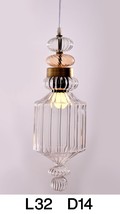 Pendent light  for living room - Mouth blown glass light for bedroom  - ... - $239.58 CAD