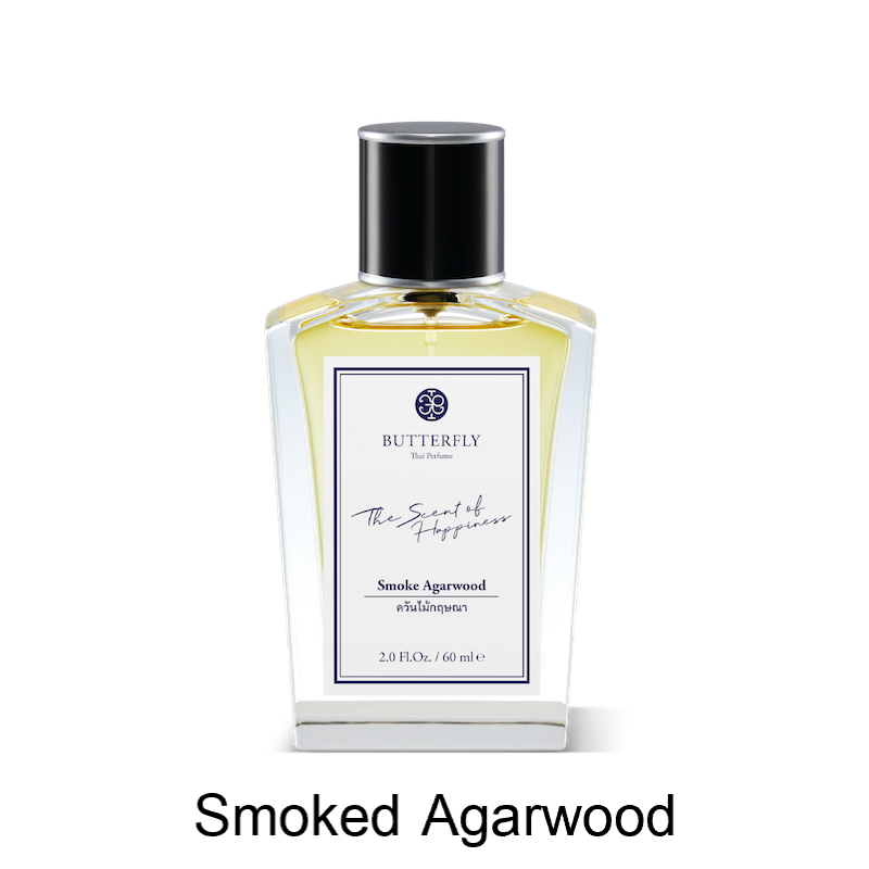 SMOKED AGARWOOD, Butterfly Thai Perfume 60 ml.