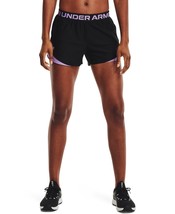 Under Armour Womens Play Up 3.0 Shorts,Black Planet Purple Planet Size X-Small - £29.55 GBP