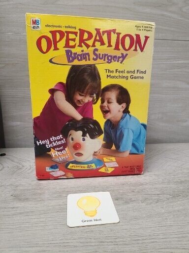 Operation Brain Surgery Replacement Great Idea Card Part Milton Bradley - $4.00