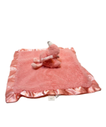 Target Cloud Island Pink Flamingo Plush Security Blanket Stuffed Satin - £7.57 GBP