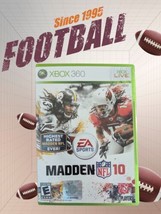 Madden NFL 10 Microsoft Xbox 360 2009 Manual In Case EA Sports 1-4 Players - $1.00