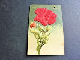 German-American Novelty Art Series- Printed in Austria, 1908- Flower-Postcard. - £6.66 GBP