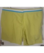 Parke &amp; Ronen Board Surf Swim Shorts Neon Yellow Size 32 - $19.79