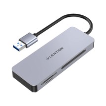 LENTION USB 3.0 to CF/SD/Micro SD Card Reader, SD 3.0 Card Adapter for S... - £29.67 GBP