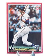 1984 Donruss Action All-Stars Jumbo Dale Murphy Atlanta Braves #40 - £2.73 GBP