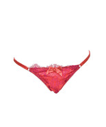 AGENT PROVOCATEUR Womens Panties Mikaela Elegant Floral Pink Size AP 2 - £167.50 GBP