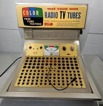 Vintage Self Service Tube Tester Store Display Cabinet - $4,575.79 MXN
