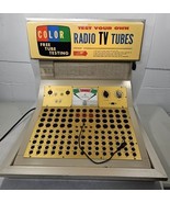 Vintage Self Service Tube Tester Store Display Cabinet - $4,575.79 MXN