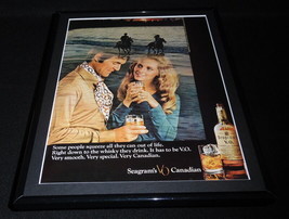 1972 Seagram&#39;s V.O. Whisky 11x14 Framed ORIGINAL Vintage Advertisement - $39.59