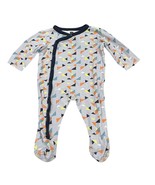 Tea Collection Baby Footed Pajamas 3-6 Months Geometric Triangle Print C... - $20.19 CAD