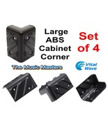 4X ABS Large Cabinet Corner Amp Rack Case DJ Home Speaker Box Bumper Pro... - $8.54