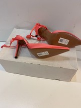 Asos Design Preis Krawatte Bein Hoher Absatz Schuhe IN Koralle (6) - £20.37 GBP