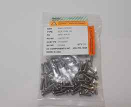UC Components MPS-416-N Clean Room Screws M4-0.7x16mm 100-Pack - £33.46 GBP