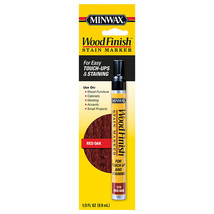 Minwax Wood Finish Stain Marker Pen, Easy Touch-Ups &amp; Stainings, Red Oak - £11.14 GBP
