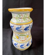antique italy ceramic albarello - pharmacy jar . - £116.49 GBP