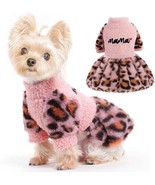 Chihuahua Yorkie Sweaters Dog Winter Clothes for Small Medium Dogs Girl ... - £18.76 GBP