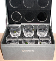 Waterford Lismore Essence 6 PC Double Old Fashioned Stemless Crystal Gla... - $479.90