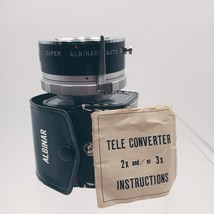 Vintage Super Albinar Auto Tele Converter 3x/2x With Minolta Lens Cap Un... - $21.43