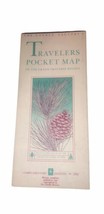 The Candle Factory’s Travelers Pocket Map Of The Grand Traverse Region MI, 1991 - £6.34 GBP