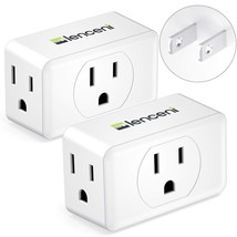 3 Prong To 2 Prong Adapter, Plug Extender, Wall Plug Splitter With 3 Ac ... - $19.99