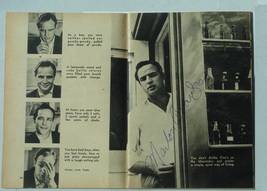Marlon Brando Signed Focus Magazine Photo &amp; Article - On The Waterfront w/COA - £1,030.36 GBP