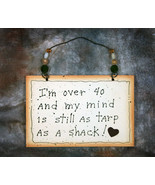 Wall Decor Sign Over 40  - $16.45 CAD
