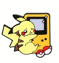 Pikachu Gameboy Color Pokémon Nintendo Metal Enamel Lapel Pin - New - £4.30 GBP