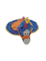Mommy &amp; Me Infant Security Blanket Blue Horse Rattle Teething Toy - £11.06 GBP