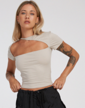 Motel Rocks Desiree Top IN Noce di Cocco Latte (MR77.1) - £16.71 GBP