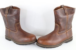 Deadstock Vtg Carolina Mens 15 2E Steel Toe Leather Pull On Cowboy Work ... - $148.45