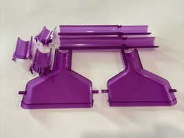 Lot Techno Gears Marble Mania Genius Replacement Parts Purple Chutes - £10.23 GBP