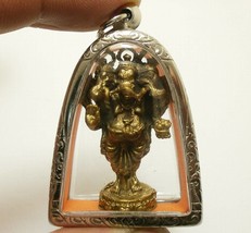 Lord Ganesh god of success 3 Heads Ganesha Blessing Ganapati elephant head Vinay - £37.80 GBP