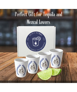 Set of 4 Premium Tequila Shots in Gift Box – Original Gift for Tequila L... - $24.99