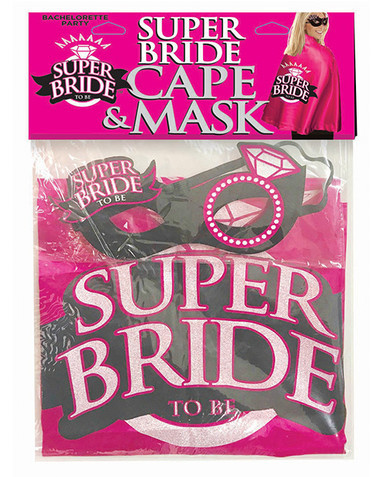 Super Bride Cape & Mask - $22.99