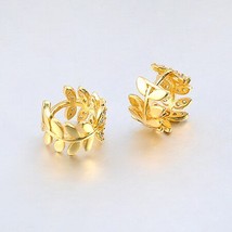 Fashion Simple Women Leaf Crystal Drop Dangles Earrings Rhinestone Personality W - £6.58 GBP